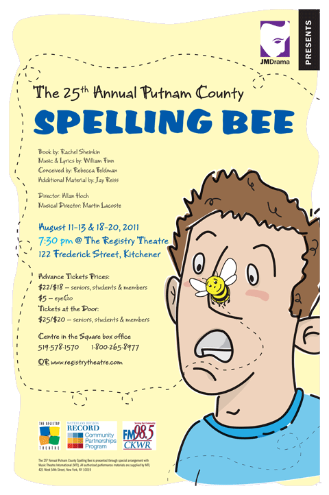 25th Annual Putnam County Spelling Bee Poster